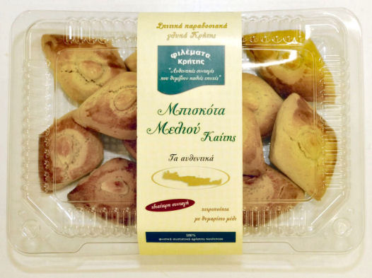Μπισκότα μελιού συσκευασία